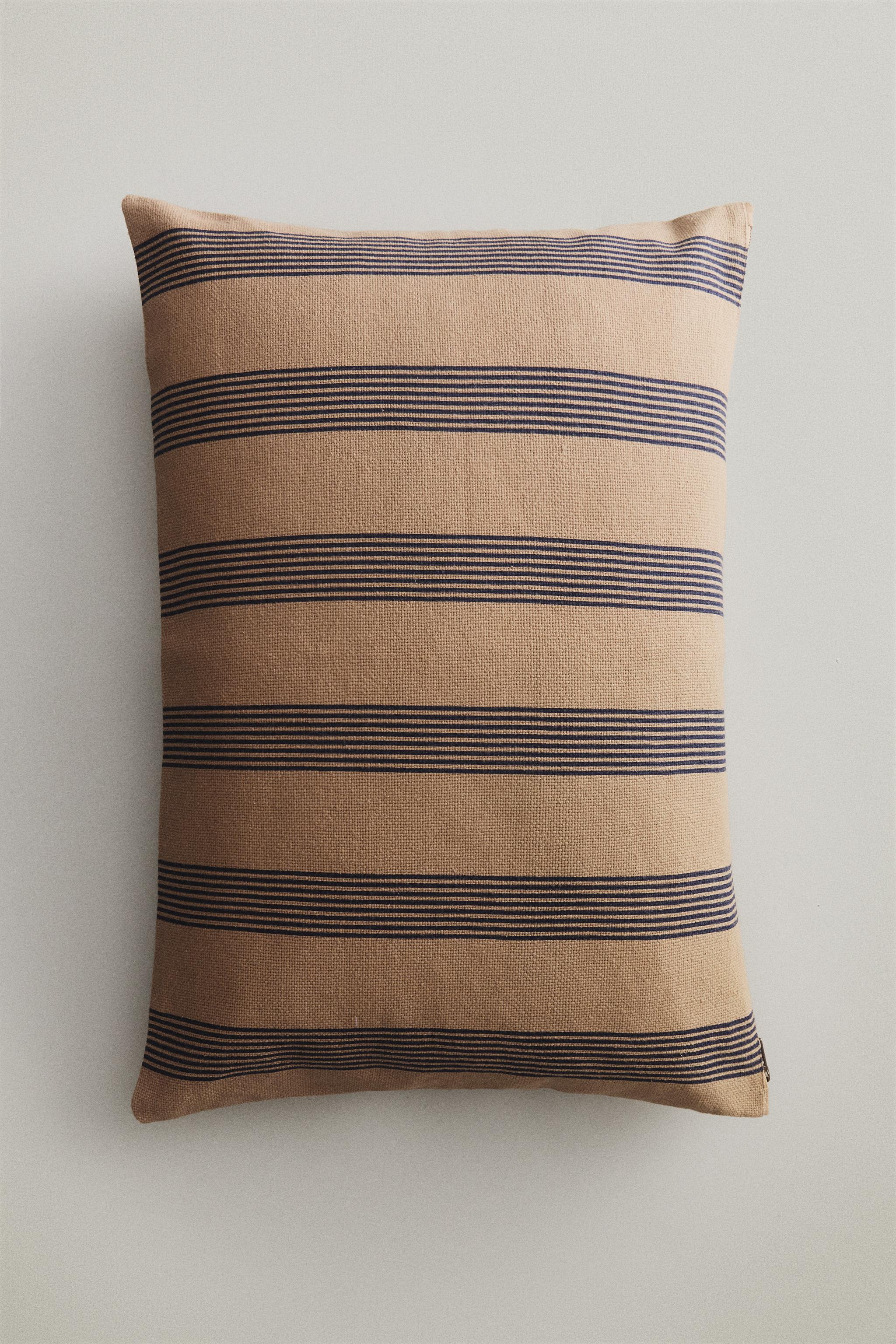 HOUSSE COUSSIN RAYURES